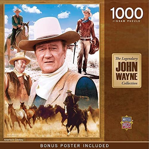 Puzzle Jigsaw Obras Maestras De John Wayne, Vaquero De Améri