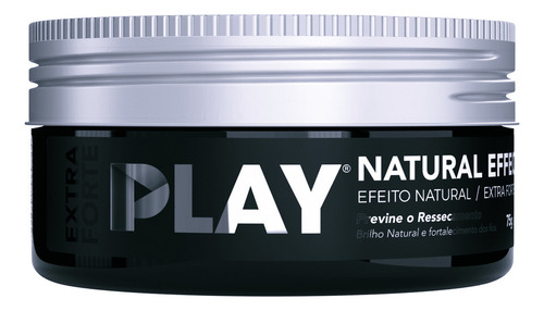 Pasta Capilar Play Barber 75g Efeito Natural Profissional