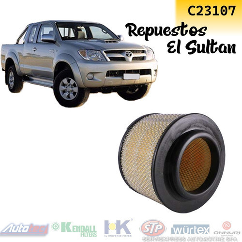 Filtro De Aire Toyota Hilux 2005-2015 Diesel Y Bencinera