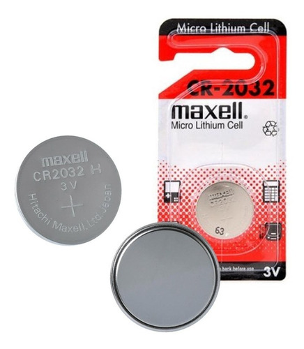  Bateria Cr2032 3v Maxell  Kit 7 Und