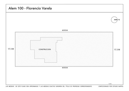 Terreno Lote De 865m2 En Venta En Florencio Varela
