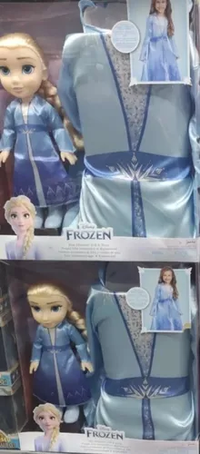 Boneca Princesas Disney Frozen Elsa Adventure Doll com Fantasia