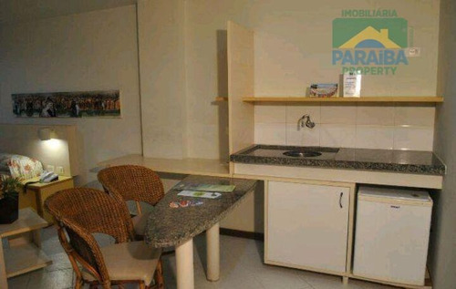 Imagem 3 de 5 de Flat Mobiliado Para Venda Ou Locação - Praia Do Cabo Branco - João Pessoa - Pb - Fl0049