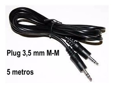 Puntotecno - Cable Audio Plug 3,5 Mm 5 Metros