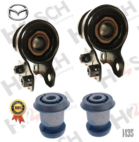 Kit 4 Bujes De Horquilla Mazda 3 03-09