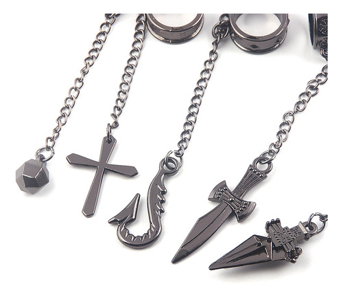 Pulsera Hunter X Hunter Kurapika Con Cadena De 5 Anillos, Es