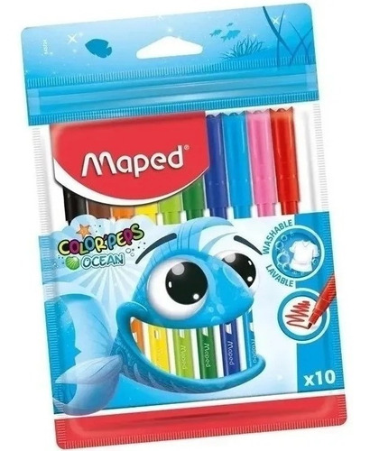 Marcadores Maped Color Peps Ocean X 10