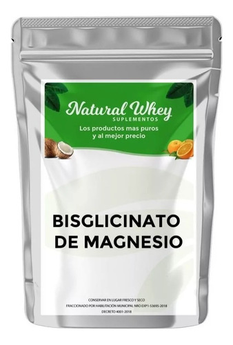 Bisglicinato De Magnesio Quelado 20 Gramos