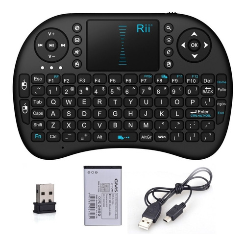 Teclado + Mouse Wireless S/ Fio Smart Tv LG Samsung Aoc Etc