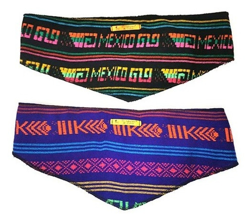 Set De 2 Bandanas Mexicanas Tamaño Extra Grande Para Mascota