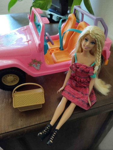 Barbie Jeep De Playa Cruiser Malibú 2008 De Colección (Usado)