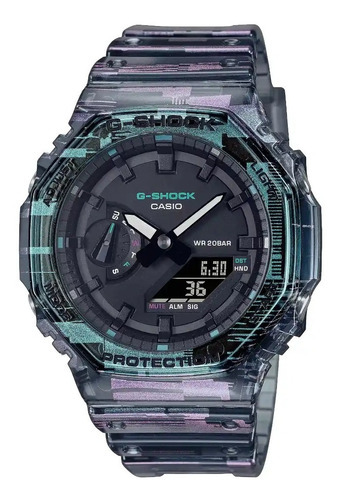 Reloj Casio G-shock Ga-2100nn-1a Hombre Ts Color De La Correa Negro Color Del Bisel Negro Color Del Fondo Negro
