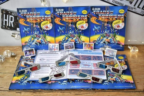 Álbum Los Transformers 3d En Tapa Dura