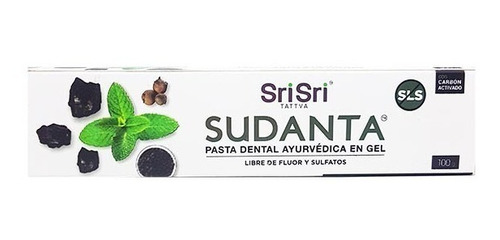 Pasta Dental Ayurvedica Sri Sri Con Carbon Activado