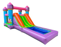 Comprar Inflable Brincolin Castillo Con Resbaladilla Ácuatico Msi