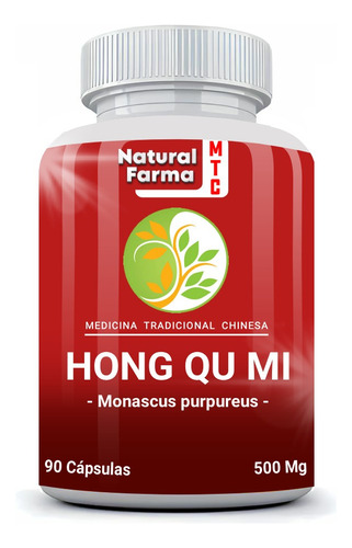 Hong Qu Mi 90 Cáps 500mg - Natural Farma
