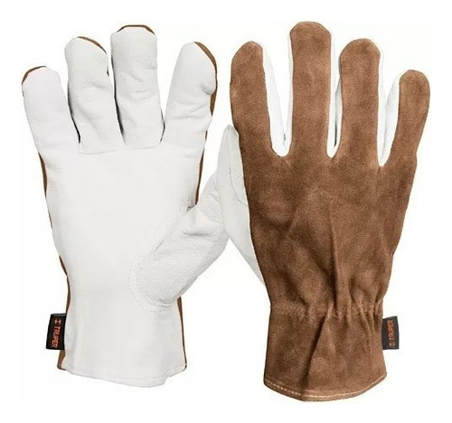 Guantes De Piel De Cabra Con Dorso De Carnaza 14288