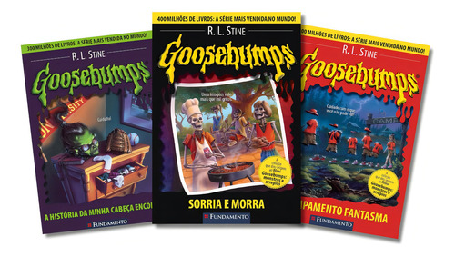 Kit Goosebumps - 3 Livros, De R. L. Stine. Editorial Fundamento, Capa Mole Em Português