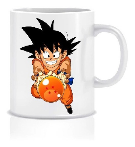 Tazón Taza Sublimada Dragon Ball Goku Niños Regalo 