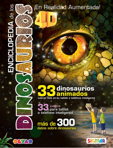 Enciclopedia De Los Dinosaurios 4d Realidad Aumentada
