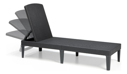 Reposera Reclinable Jaipur Gráfito - Keter