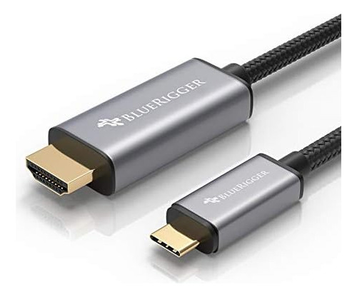 Cable Usb C Premium A Hdmi (10 Pines, 4 K, 60 Hz, Trenzado,