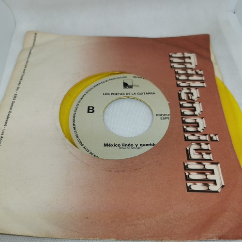 Disco 45 Rpm: Poetas De Guitarra Mexico Lindo Y Querido