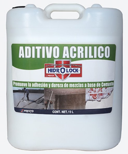 Hidrolock Aditivo Acrílico T-19lt