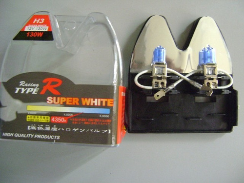 Blister De Bombillo De Xenon H1-h3-h7 100/90 Y 60/55