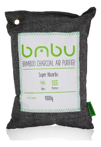 Bolsa Grande De Carbón De Bambú De 1000 G Purificador...