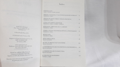 Imagen 3 de 7 de Esto Es Gestalt John O Stevens Cuatro Vientos
