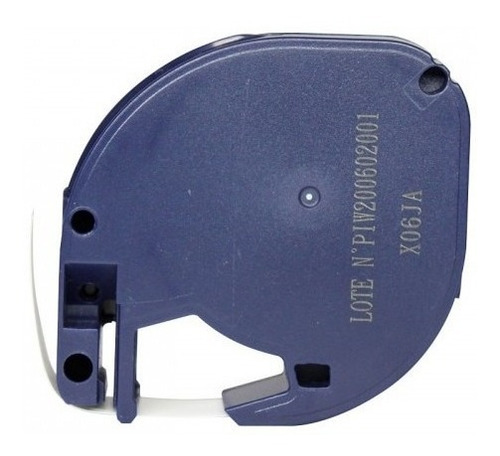 Imagem 6 de 8 de Fita Plástica Compatível P/ Dymo Letratag 12mm Branca 91201