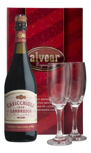 Lambrusco Cavicchioli Tinto Dulce 2 Copas