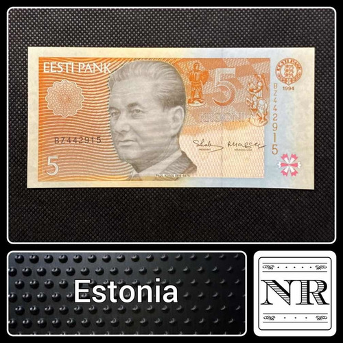 Estonia - 5 Krooni - Año 1994 - P #76 - Europa