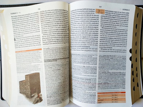 Imagen 7 de 10 de Biblia De Estudio Teológico Rvr 1960 Simil Piel Negro/índice