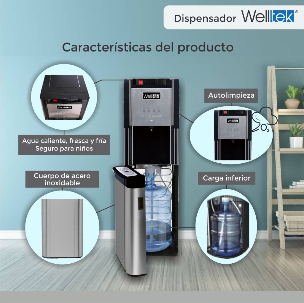 Dispensador De Garrafón Oculto Enfriador Despachador Welltek | Mercado