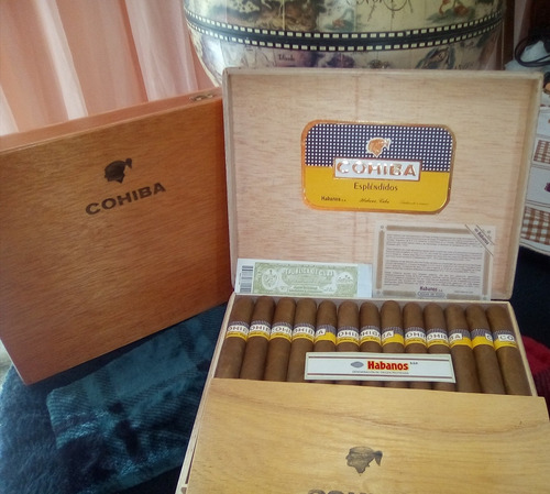 Imagen 2 de 4 de Habanos Originales Espléndidos Cohiba Caja De 25 Unidades