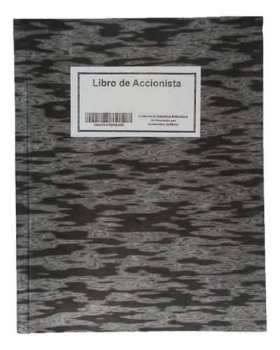 Libro De Accionistas De 50 Folios 