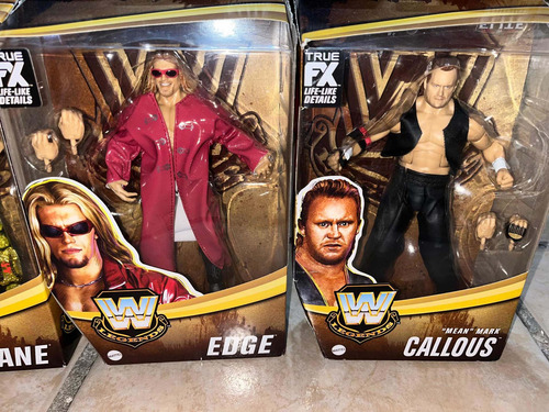 Wwe Elite Legends Kane Edge Callous Set Figuras
