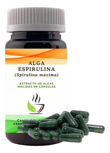 Té De Hierba Alga Espirulina 65 C4psulas Herb Ch