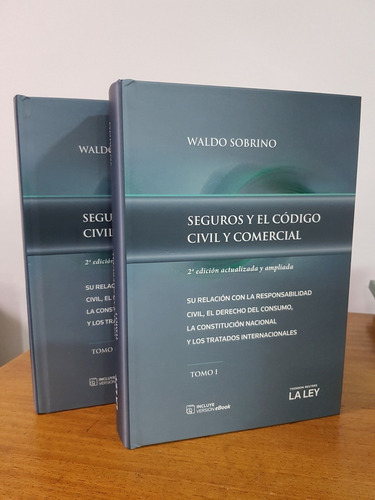 Seguros Y Codigo Civil Y Comercial. 2 Tomos - Sobrino, Waldo