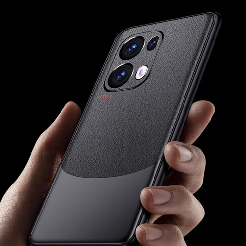 Capa Para Oppo Reno 13f Pro Pele Bloqueada De Cor