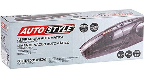 Aspiradora Automática De Autos. 12v - 75w