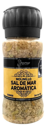 Pontino Molinillo Sal De Mar Y Hierbas, 600 G