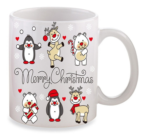 Mug Pocillo Taza Navideña Diferentes Diseños