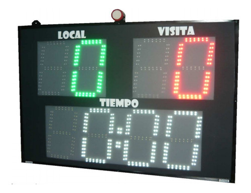 Tablero Electronico Led Mod: Le2525 Para Futbol 5 Interior