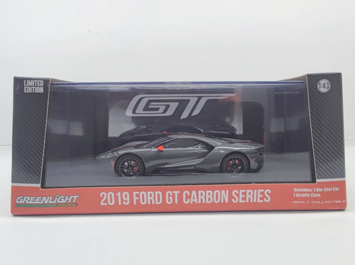 Carrito Greenlight 1:43  2019 Ford Gt Carbon Series