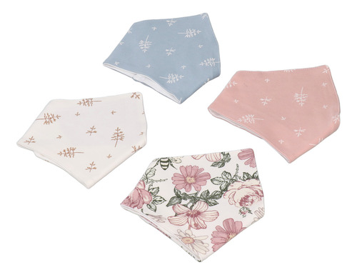 Juego De Baberos De Saliva Para Bebés, Absorbentes, Impermea