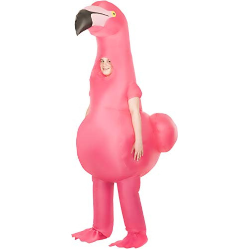 Disfraz Hinchable Morfo Flamingo Para Niños, Traje Inflable De Flamenco