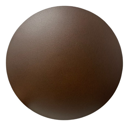 Luminária Redonda Moon Eclipse 12cm P/ Led G9 Marrom Corten